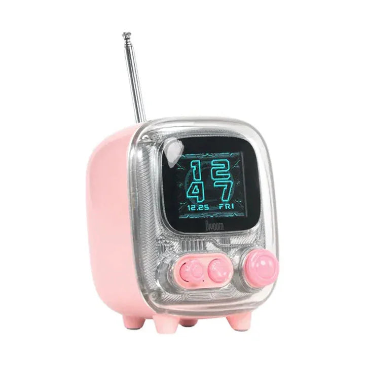 Divoom Tiivoo-2 Bluetooth Mini Speaker - Light Pink - Tashqila Divoom Tiivoo-2 Bluetooth Mini Speaker - Light Pink - Tashqila